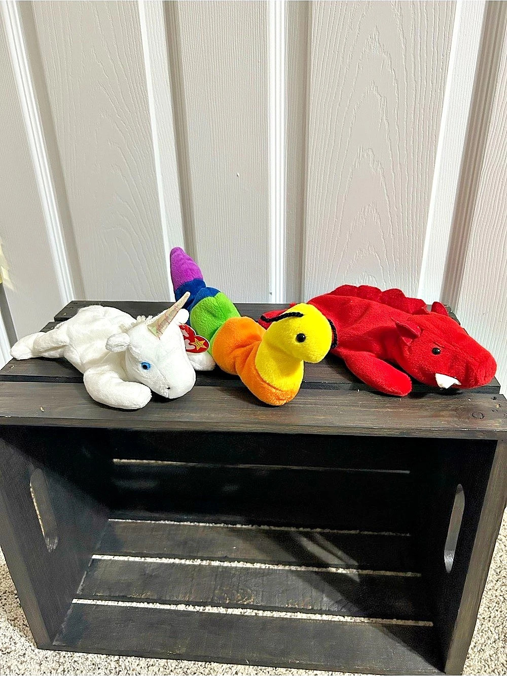 Ty Beanie Babies Mystic, Inch, and Grunt Bundle of 3
